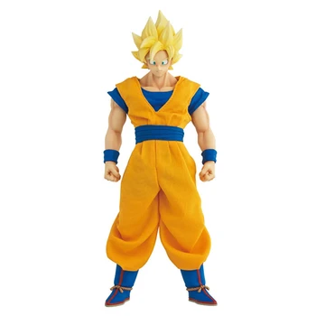 

21cm Anime Dargon Ball Action Figures Super Saiyan 3 Son Goku Figure Super Saiya Gold Hair Son Goku Toys PVC Figuine Model Dolls