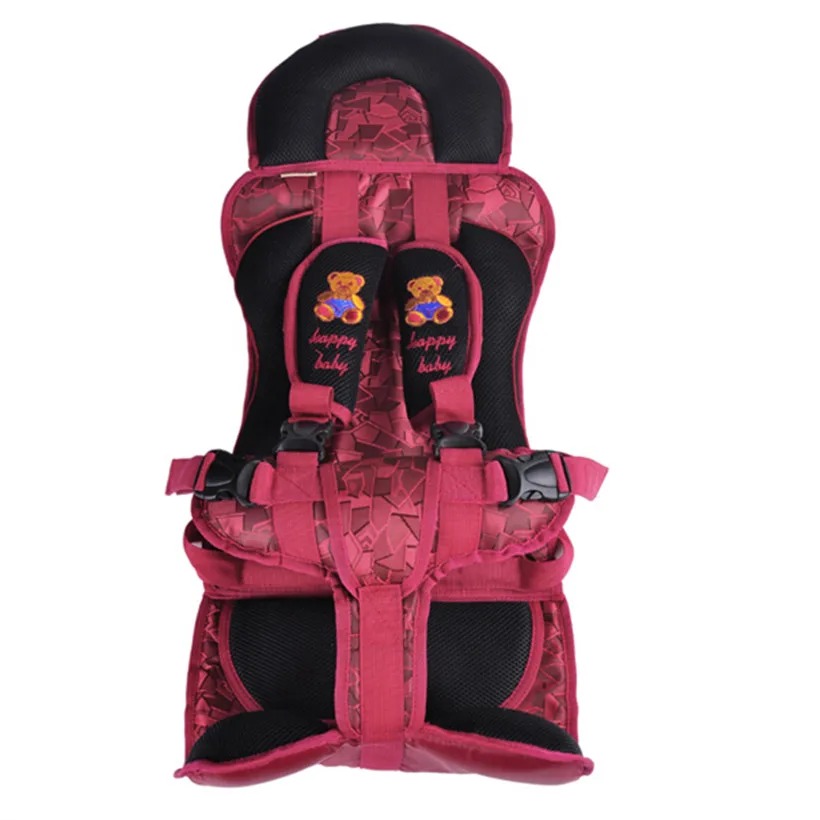 Красный и кофейный цвет плюс размер портативное детское безопасное сиденье для