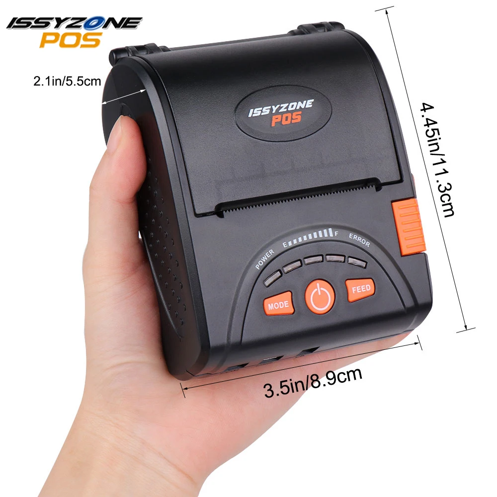 Bluetooth Thermal Printer Portable 80mm Receipt Printer for Android//iOS Systems