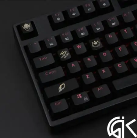 4 шт./компл. keysets подсветка OW ключ Шапки из АБС-пластика с гравировкой клавиши блеск-через для патруля gamer механическая клавиатура ANSI черный - Цвет: PHARAH