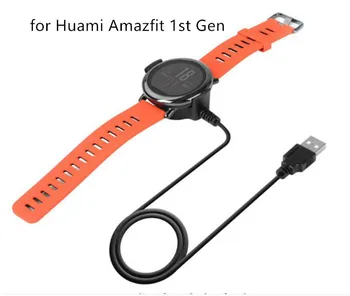 

Replacement USB Charging Cable For Xiaomi Huami Amazfit 1st Gen Fitness Smart Watch 1M Length Cradle Cord Charger Accessories