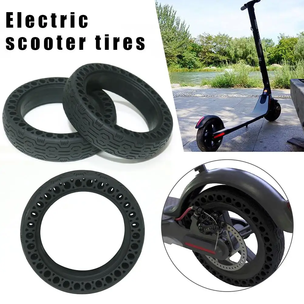 8.5 Inch Tire Non-Pneumatic Tires for Xiaomi M365 Electric Scooter Pattern Shock-Absorbent Honeycomb Solid Tire