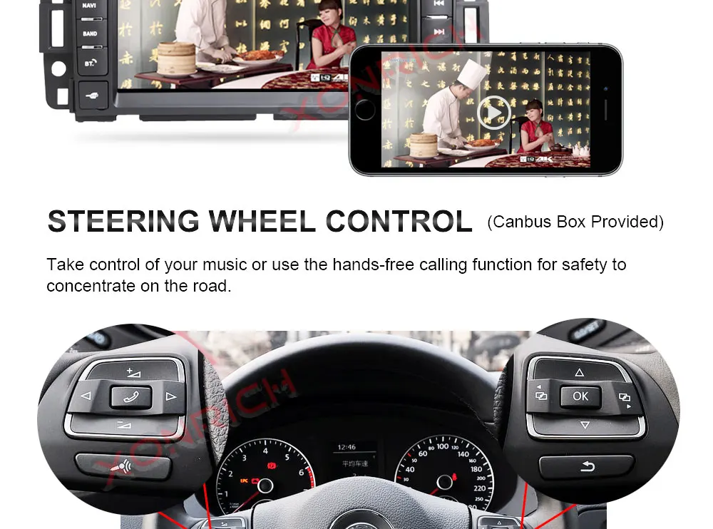 Flash Deal 7 inch Head Unit Android 8.1 Car Radio Stereo Audio GPS Navigation For Chevrolet Traverse Tahoe Suburban GMC Multimedia player 16