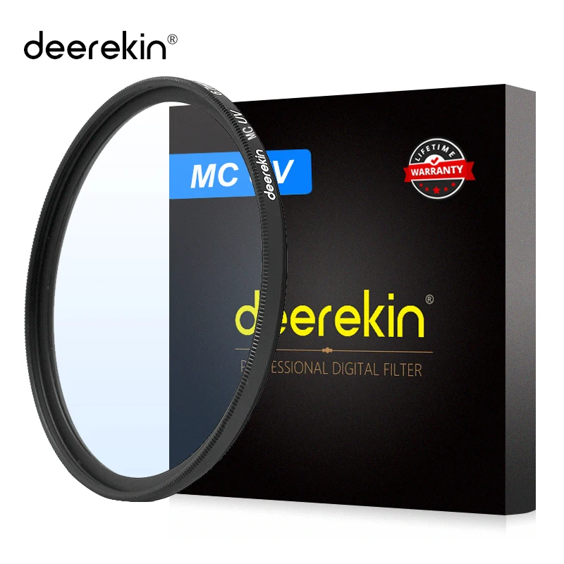 

Deerekin 77mm Multi-Coated MC UV Filter Lens Protector for Canon 24-105 24-70 F4 17-40 70-200 Nikon D850 D750