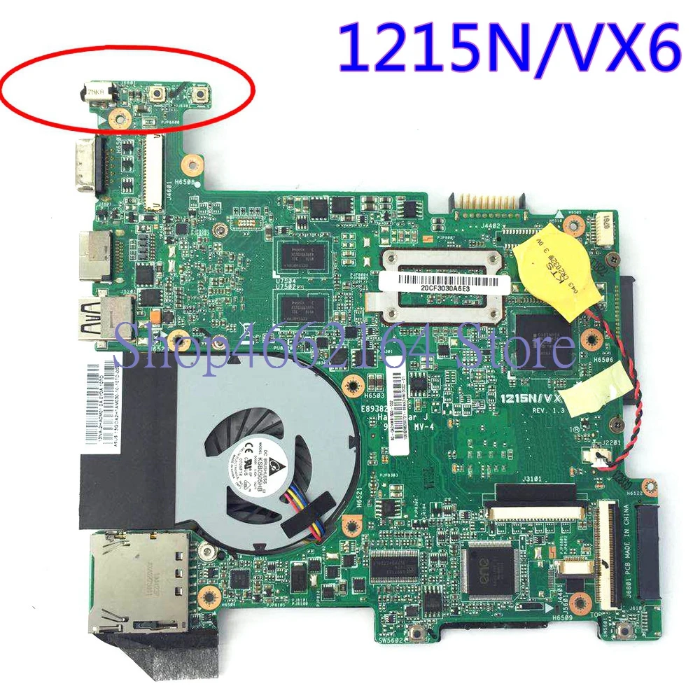 

1215N/VX6 Laptop motherboard REV2.0 For ASUS EEE PC 1215N/VX6 1215N 1215 mainboard 100%Tested Working fully tested free shipping