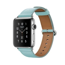 Watchband For Apple Watch 38mm 42mm Band Genuine Leather For iwatch Strap Series 1 2 3 Fashion Simple Style Bracelet Wristband