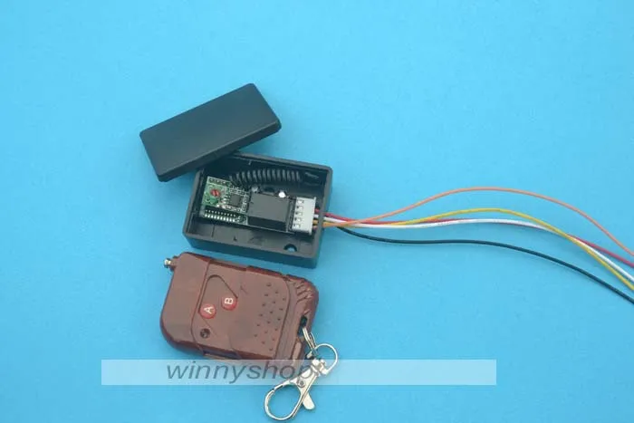 

Wireless Switch Receiver Transmitter Mini Momentary Toggle Latched 315MHZ DC12V Remote Control Switch