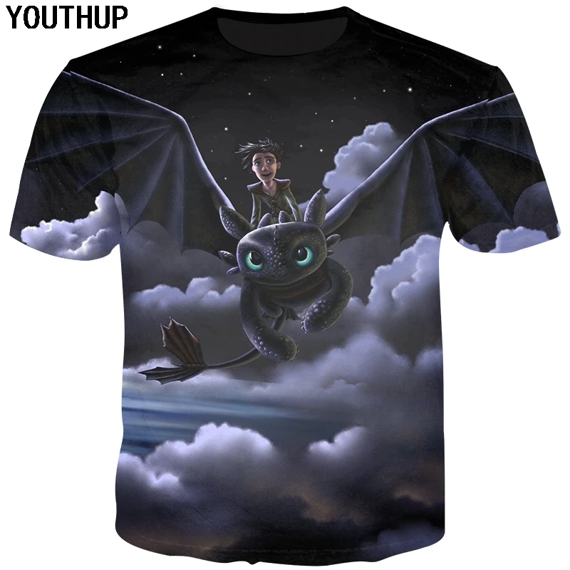 Мужская футболка с принтом YOUTHUP модная 3D уникальный дизайн беззубый принт