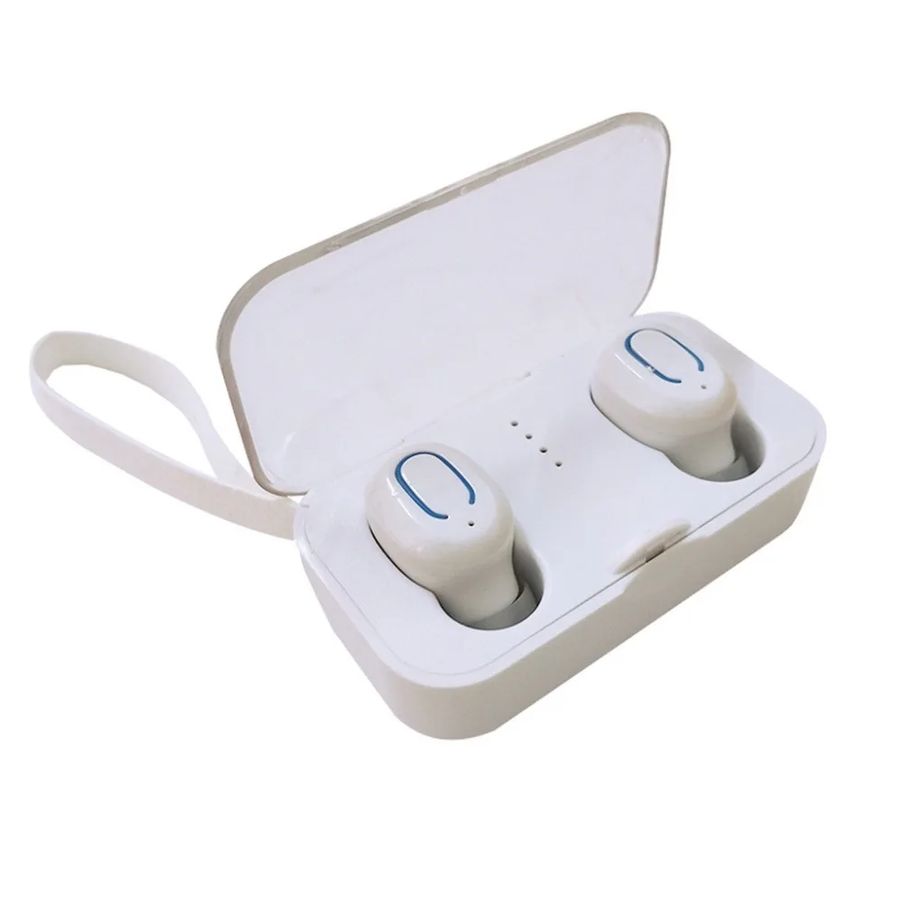 2019 New Mini ergonomic design Wireless Earbuds Bluetooth Earphones Noise Canceling 3D Stereo Sweatproof in-Ears With Box #A