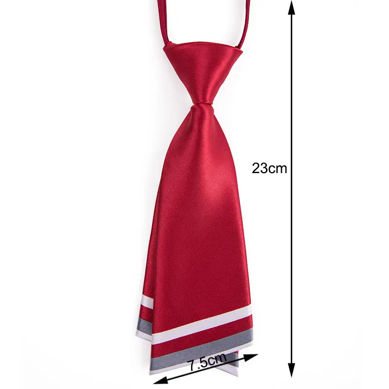 Женский Профессиональный галстук, воздушный и маленький стюардесса банк, Школа воздуха, Студенческая форма галстук - Цвет: Red