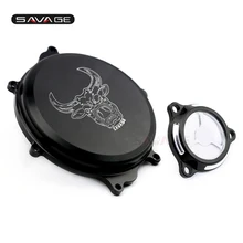 Engine Clutch Outer & Oil Filter Cover For SUZUKI DR-Z400 DRZ400 E S SM DRZ400SM DRZ400S DRZ400E Motorcycle Accessories DIY Logo clutch plates disc set 8pcs for suzuki drz400 drz400e drz400s drz ltz ltz400 ltz400z motocross dirt bike motorcycle racing atv