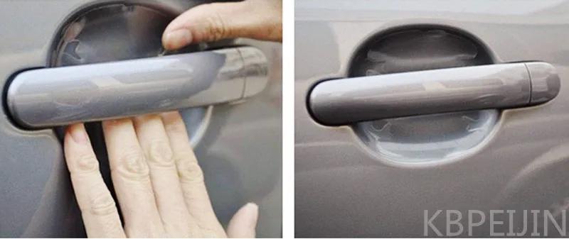 4pcs Invisible Car Door Handle Scratches Protection Stickers for Peugeot 307 308 207 3008 2008 407 508 206 208 406 Accessories