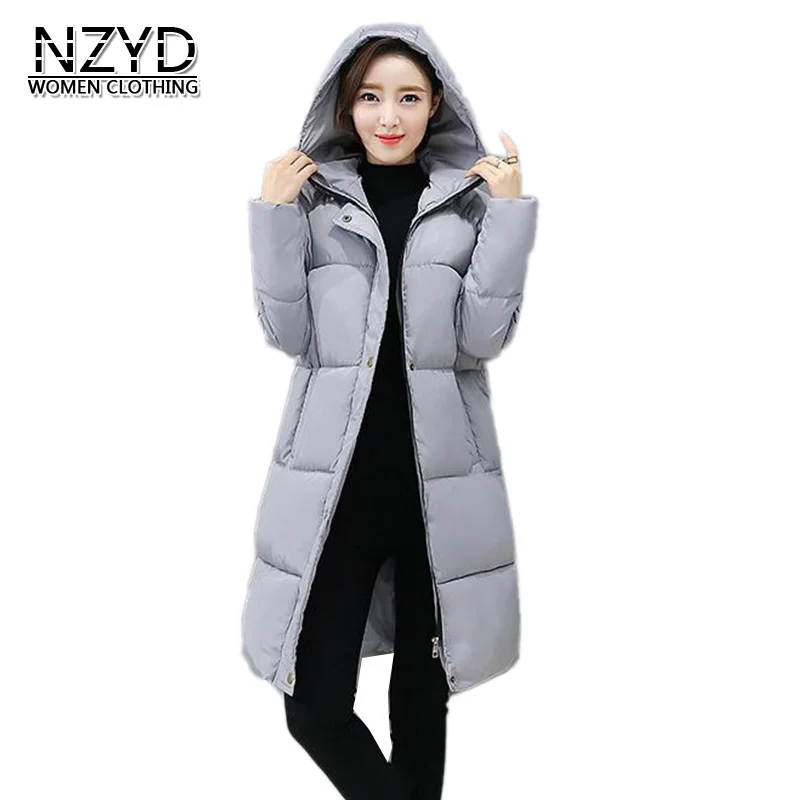 2018 Wimter Women Cotton Coat New Style Fashion Mid Long