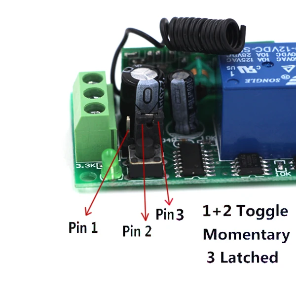 DC9V/12V/24V RF Wireless Remote Control Switch System 4 Receiver & 3Transmitter Smart Home 315/433mhz