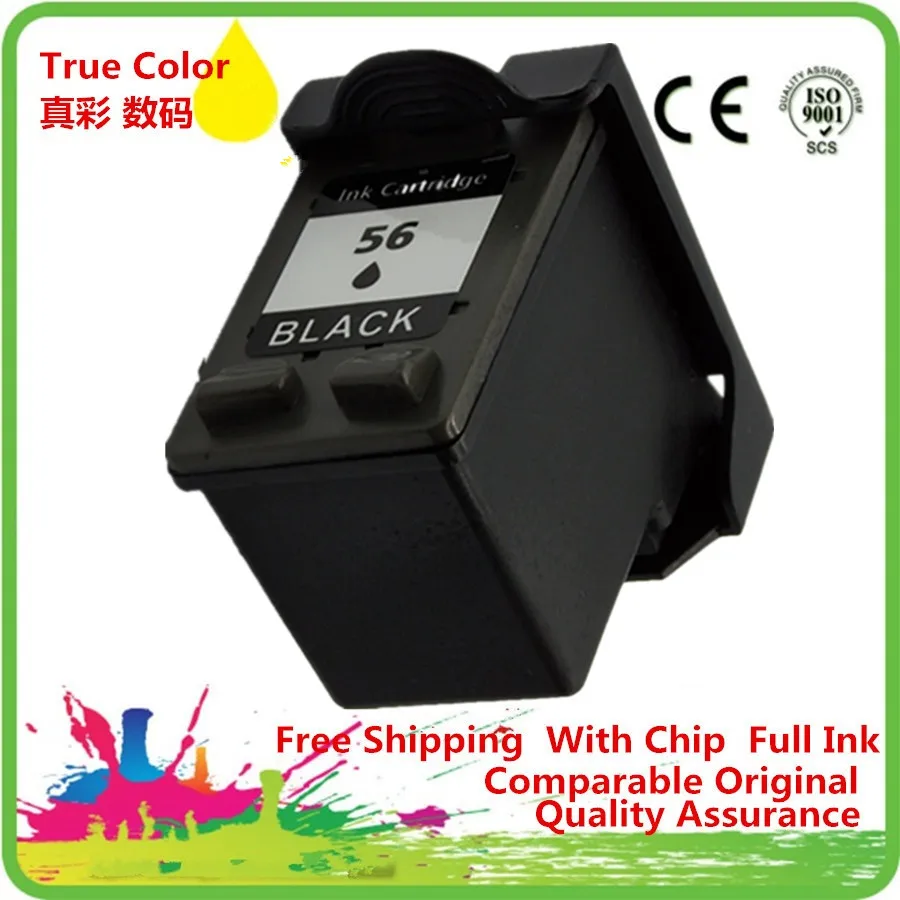 Картриджи чернильные C6656A C6657A восстановленные для 56 57 XL HP56 HP57 Photosmart PSC1219 PSC1315 PSC1317