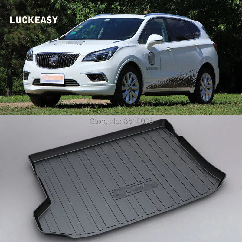 

LUCKEASY Non-Slip Waterproof 3D TPO Trunk Boot Cargo Mat Recycled Durable For Buick Envision Car-styling