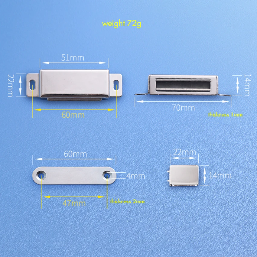 Дверной замок шкафа из нержавеющей стали-25 кг магнитный замок для кухонного шкафа, шкаф, шкаф, замок, выдвижной ящик шкафа, защелка