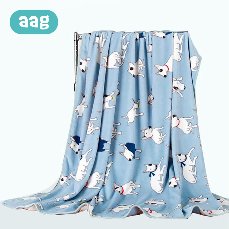 

AAG Baby Children Blanket Flannel Cute Cartoon Air Condition Carpet Napping Blanket Spring And Summer Large Blankets Quilt 25