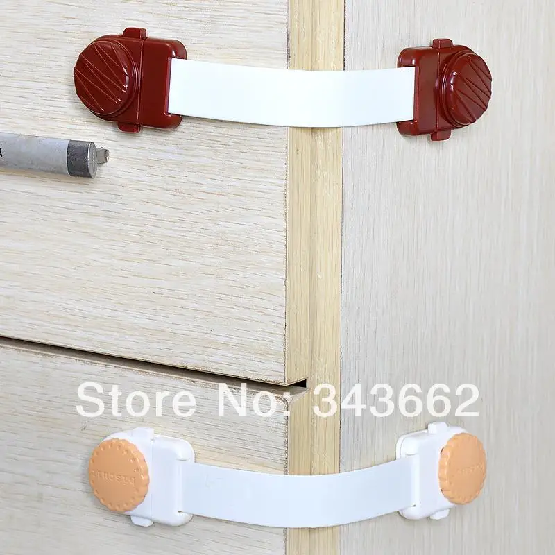 Extended child safety lock lock freezer at home The baby clamp hand