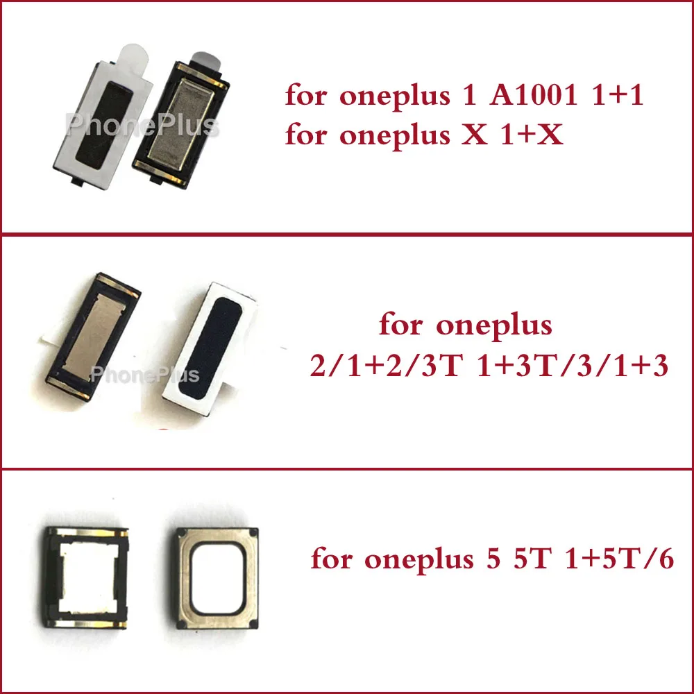 

New Top Earpiece Ear Speaker For Oneplus 1 One 2 Two 3 3T Three X 5 Five 5T 6 Replacement Parts Receiver Earphones