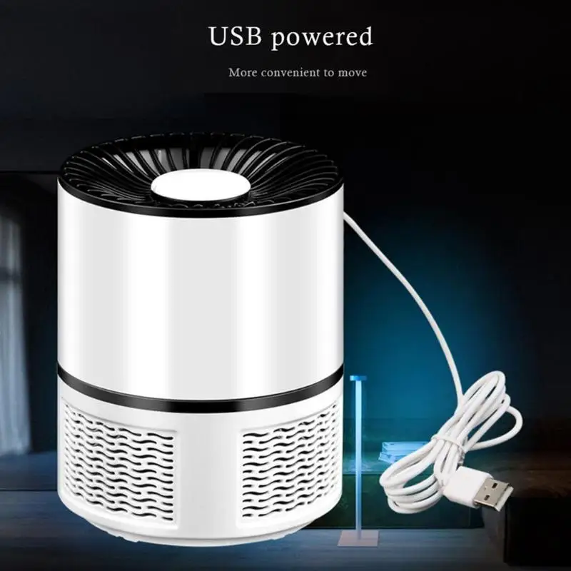 Цилиндрическая USB электрическая противомоскитная лампа УФ-ловушка для насекомых Zapper ловушка для насекомых лампы для уничтожения электриеская комаробойка вредителей