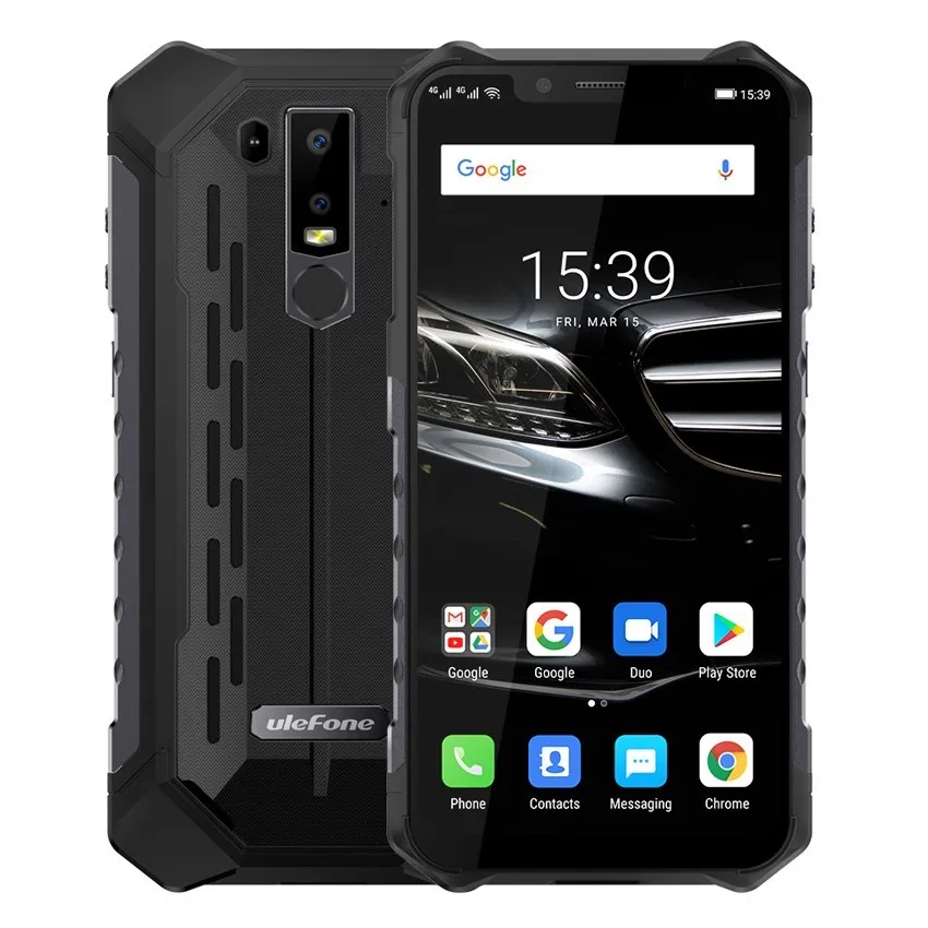 Ulefone Armor 6E IP68 прочный противоударный мобильный телефон Android 9,0 6,2 "4G + 64G мобильный телефон NFC телефоны беспроводной зарядки 4G смартфон