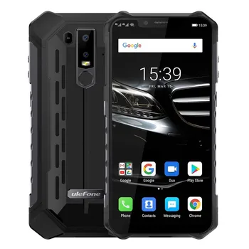 Перейти на Алиэкспресс и купить Ulefone Armor 6E IP68 прочный ударопрочный мобильный телефон Android 9,0 6,2 дюйм4G + 64G мобильный телефон NFC телефоны Беспроводная зарядка 4G смартфон