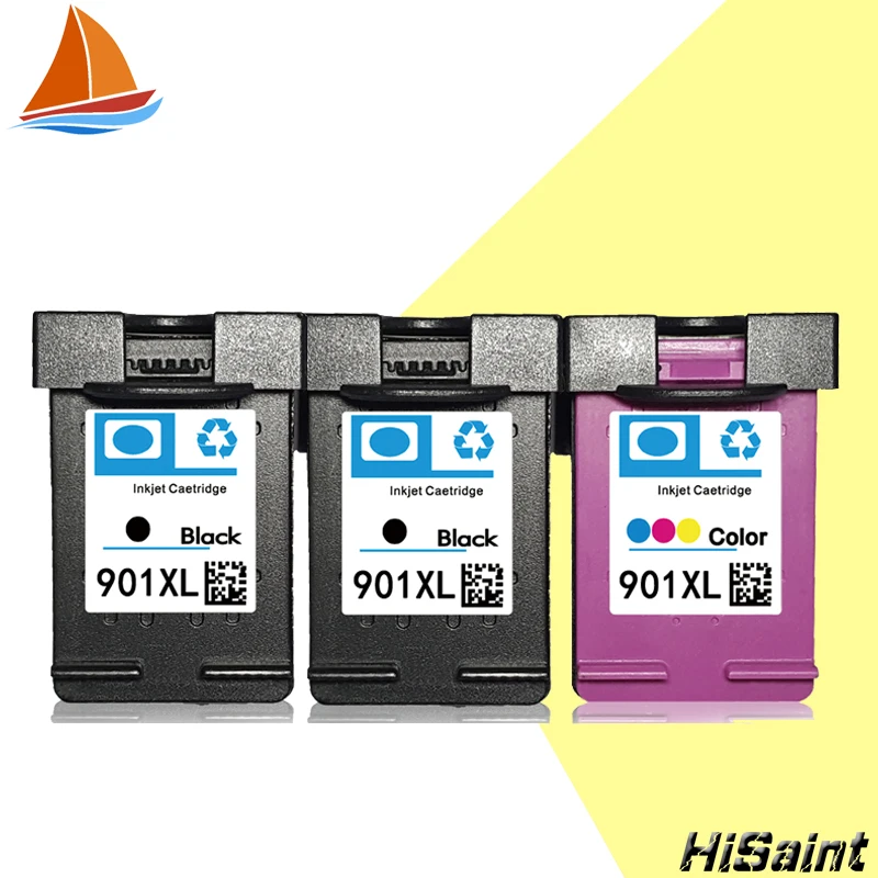 Hisaint Совместимый картридж для HP 901XL cc654ac cc655ac для HP J4500 4540 4550 j4640 J4580 j4680 принтер бесплатная доставка