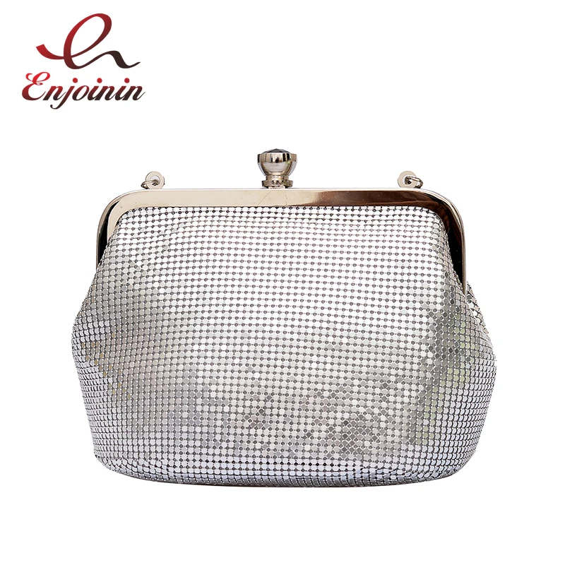

Fashion Design Metal Buckle Trend Shell Shape Women's Chain Purse Shoulder Bag Tote Crossbody Mini Messenger Bag Femal Bolsa