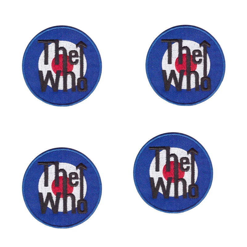 

Classic embroidery patch The Who Band DIY Applique Embroidered Sew Iron on Patch Scooter MOD Quadrophenia Private custom patch