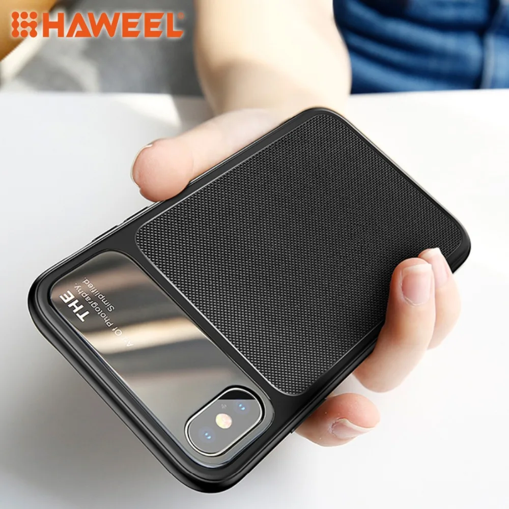 

HAWEEL TPU Hombic Texture Protective Back Cover Case for iPhone X / XS / 7 Plus / 8 Plus Protective Cover Shell Guard Case