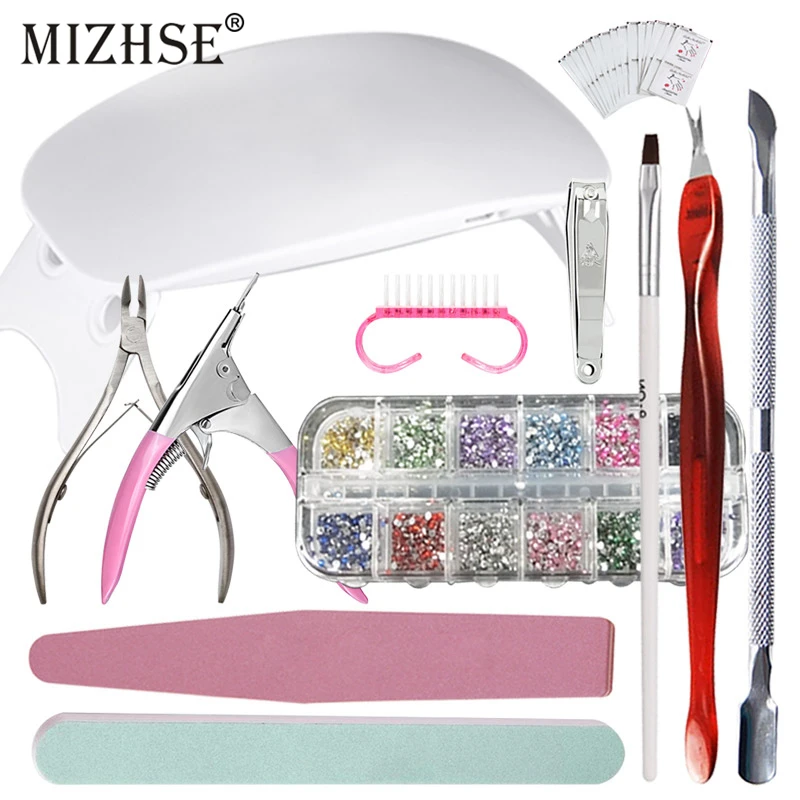 MIZHSE Nail Extension Kits Manicure Sets Nail Supplies For