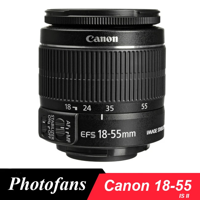 Canon 18 55 Lens Canon EF S 18 55mm f/3.5 5.6 IS II Lenses with Optical Image Stabilization in