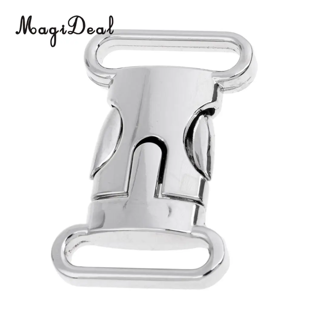 MagiDeal Metal Side Release Buckle for 20mm Backpack Webbing Strap/ Luggage Belt/ Paracord Bracelet Accessories