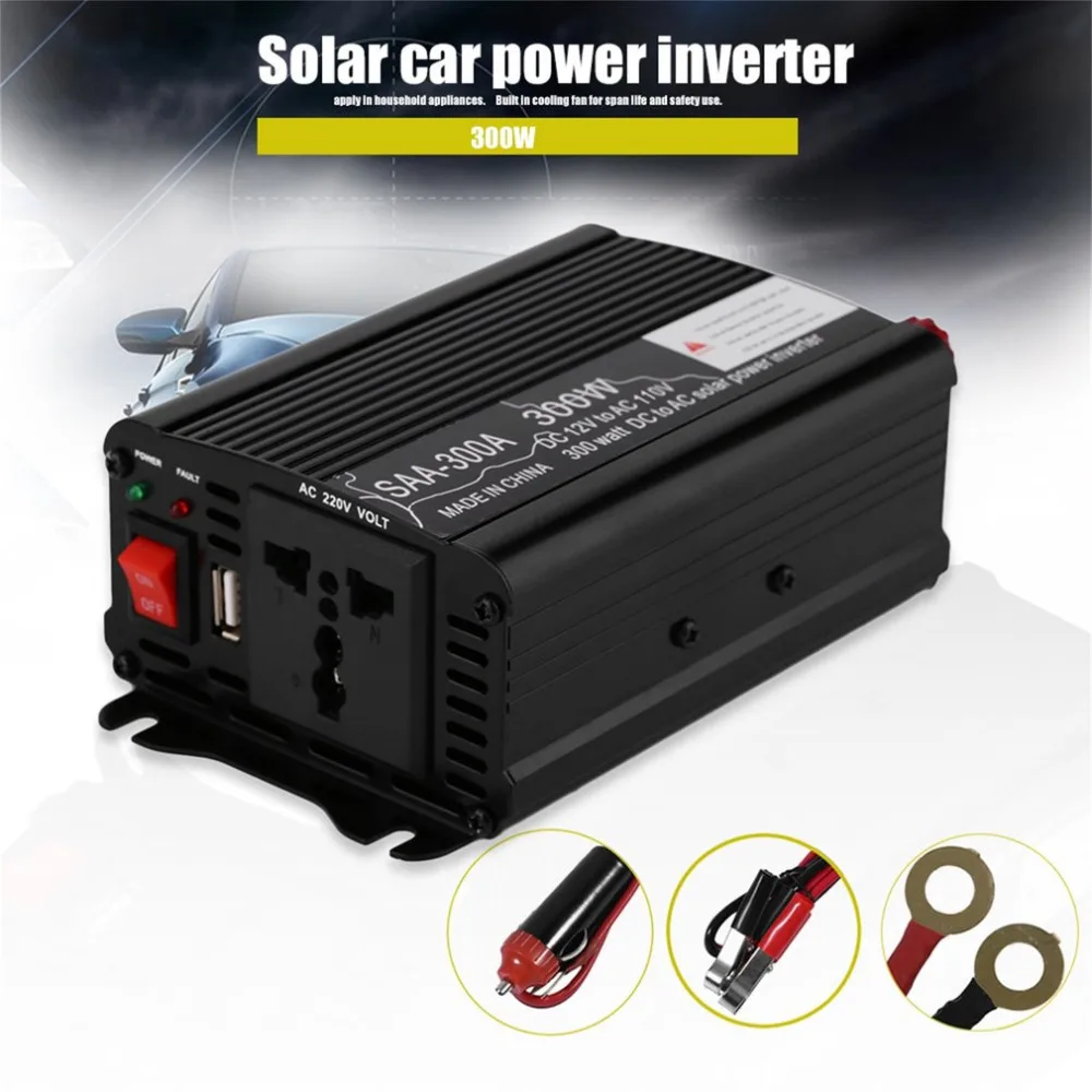 

Automobiles Professional 300/500W DC12V To AC110V Car Inverter High Converting Efficiency Charger Converter Transformer Inverter
