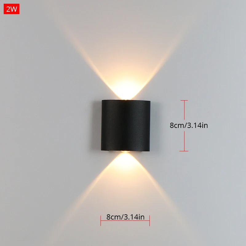  LED Wall Light Outdoor Waterproof IP65 Garden Wall Lamp Aluminum Indoor Bedroom Beside Lamp Stairwa - 33022981021