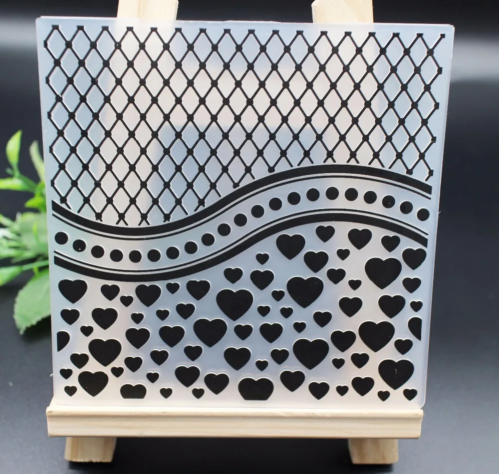 

7 Design European style Plastic Embossing Folders for DIY Scrapbooking Paper Craft Template Molds Photo Album Decor Card Making
