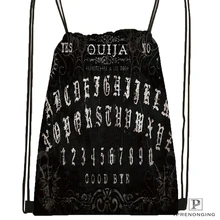 Пользовательские Ouja доска рубашка дизайн походная сумка на шнурке милый рюкзак для детей(черная спина) 31x40 см#180531-04-50