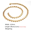 10 unids/lote venta al por mayor 20 pulgadas de cadena de Color oro gargantilla collar de la joyería ► Foto 2/6