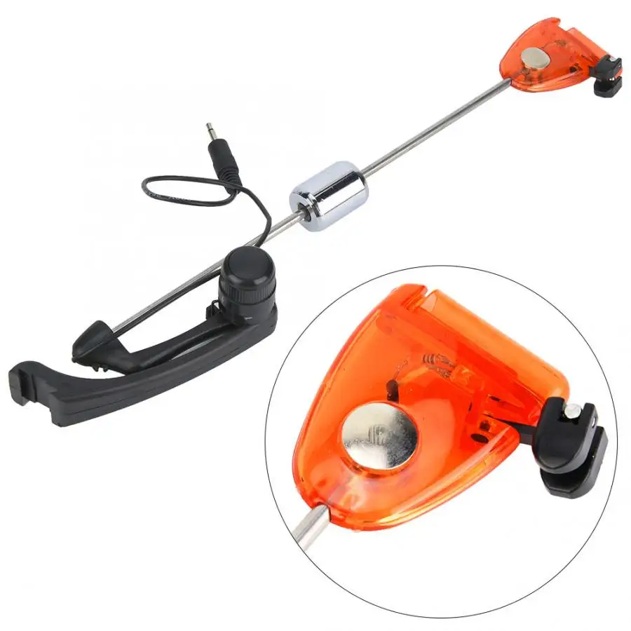 4 PCS Durable Outdoor Portable Fishing Rod LED Illuminated Swinger Fish Bite Indicator Swingers For Fishing Tackle