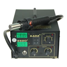 DHL Дешевые 220 В/110 В KADA 852D+ KADA852D+ паяльная сварочная станция SMT паяльник с горячим воздухом паяльная станция для деталей поверхностного монтажа SMD