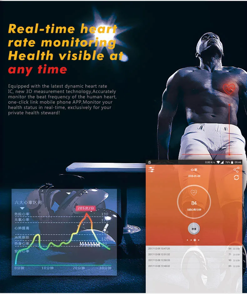 S27 Color Screen Smart Bracelet Heart Rate Fitness Tracker Smart Wristband Blood Pressure for Huawei Honor 9i Play 10 V10 9 6A