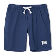 Vogue мужские Шорты хлопковые повседневные шорты больших размеров XXXXL плиссированные пляжные быстросохнущие шорты по колено на шнурке Простые короткие мужские