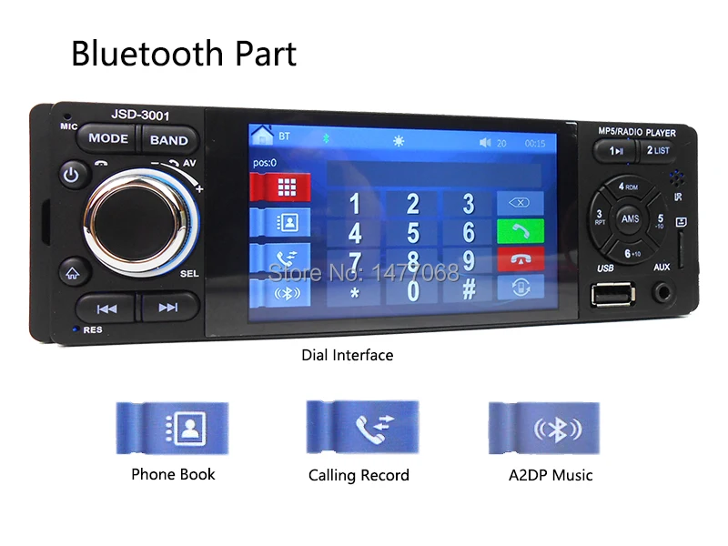 3001 autoradio bluetooth 2