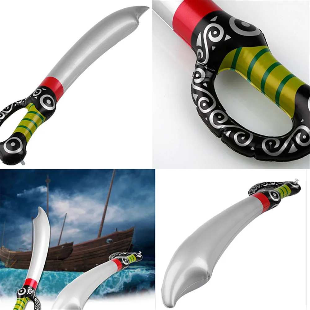 

New fashion children Inflatable Pirate sword,Not wounding weapon,children toys Birthday Gift Fun Playing Cosplay Stage Props