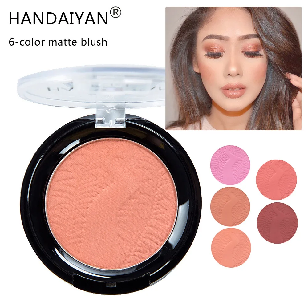 

6 Colors Smooth blush palette makeup products Contour Face Foundation Powder Cream Concealer Palette rubor maquillaje #y2