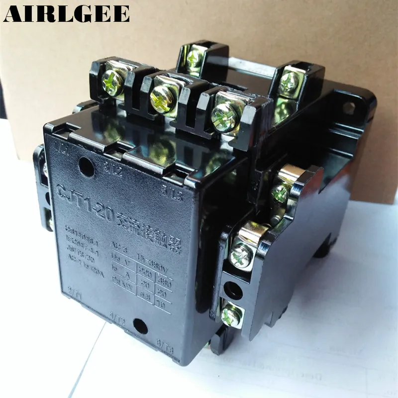 CJT1-20 Rate Coil Voltage 380V Ith 20A 3 Poles 2NO 2NC AC