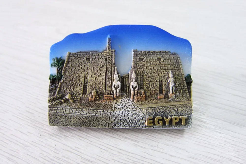 Egypt Luxor Souvenir Travel Photo Fridge Magnet Big size 3.5"X2.4" 