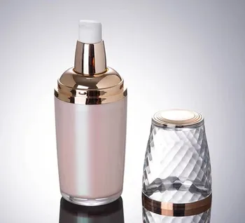 

2017 New 100pcs 50ML acrylic bottle Emulsion pressing Travel empty high-grade cosmetic packaging bottle