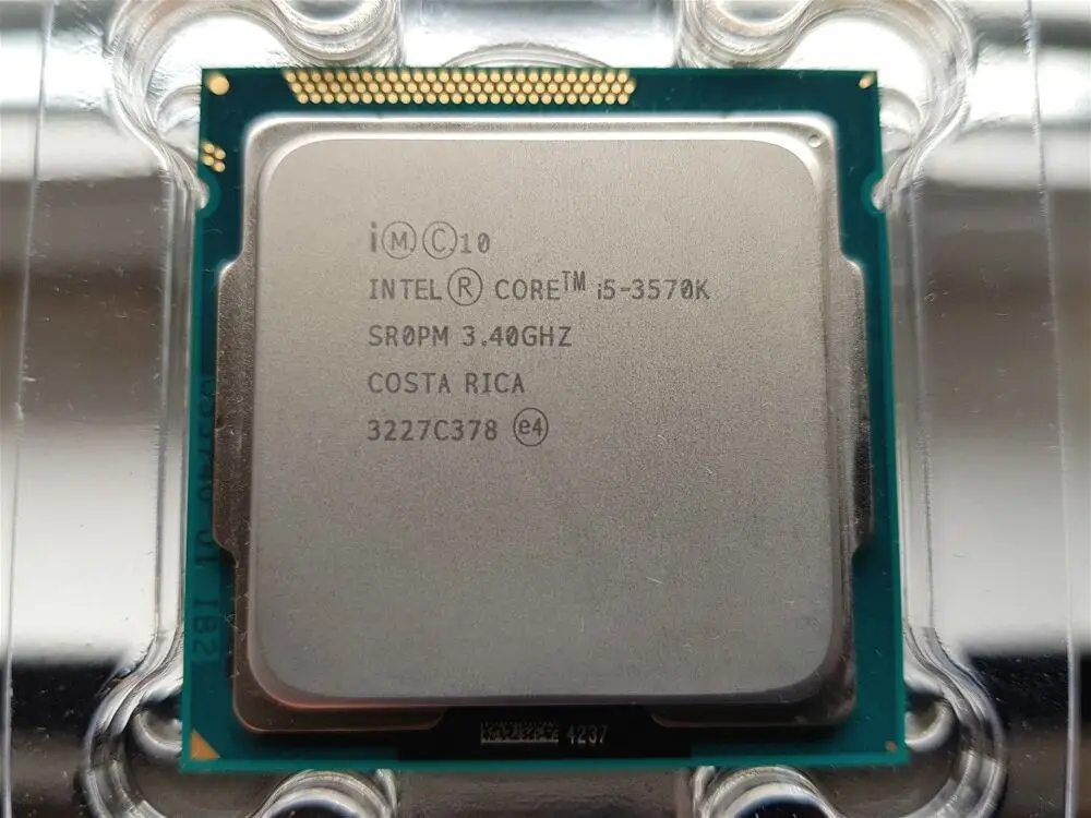 

Intel Core i5 3570K 3.4GHz 6MB 5.0GT/s SR0PM LGA1155 i5-3570k CPU Processor